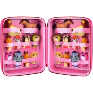 Tonies National Geographic Travel Case Storage Box Pink - Holds 20+ Characters